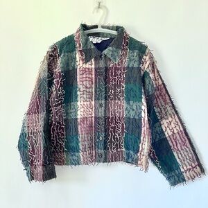 Vintage Threaded Fringe 100% Cotton Jacket